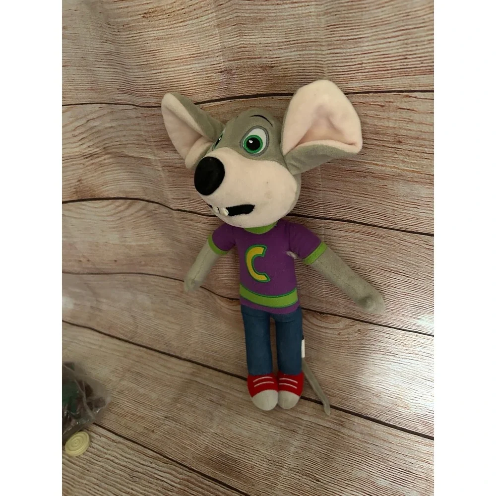 Stuffed Chuck E. Cheese mouse